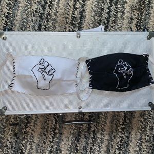 Black Lives Matter Embroidered FaceMask